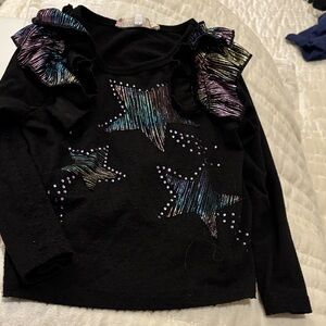 Colorful Starry Long Sleeve Kids Tee